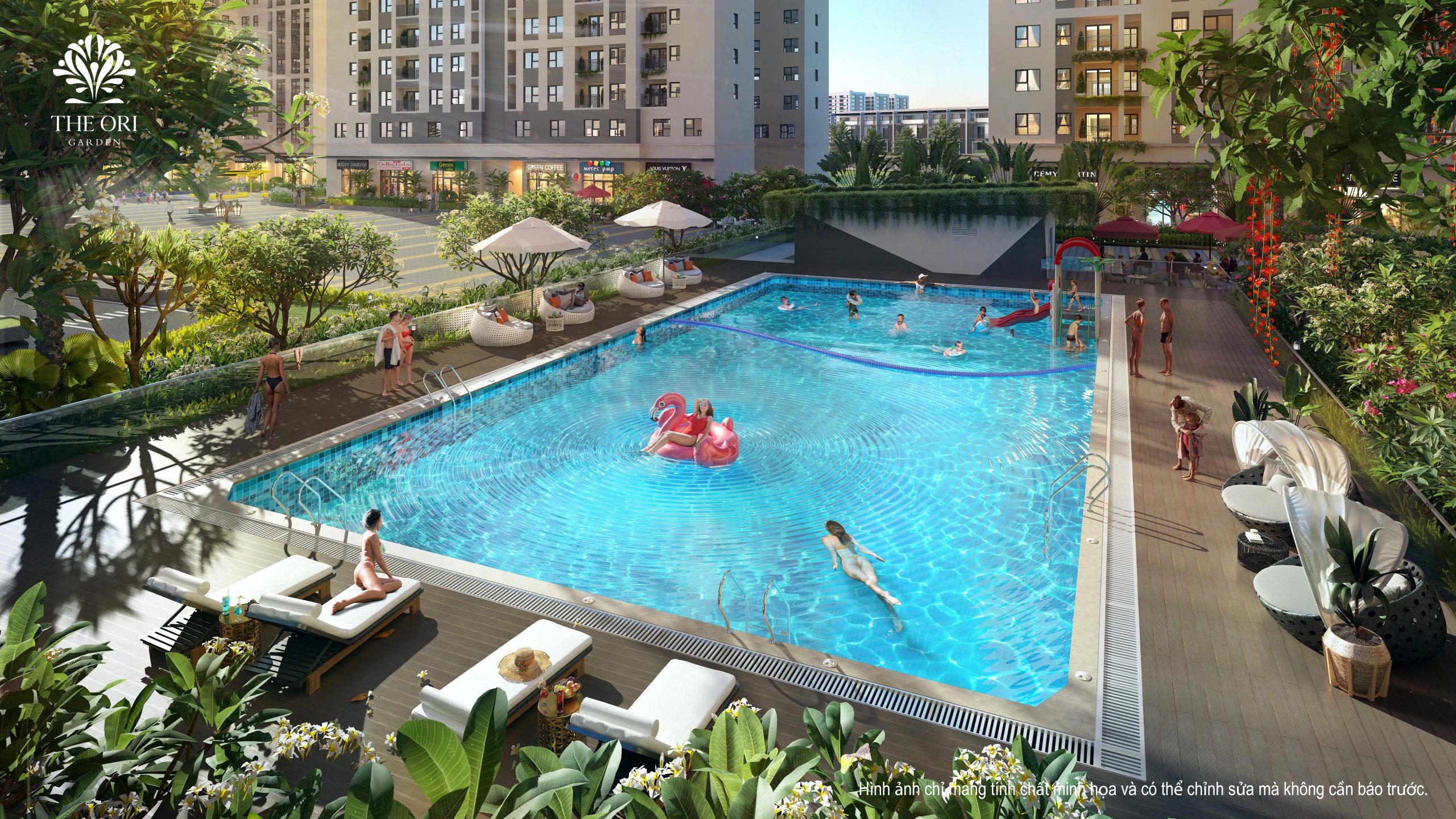 Bể bơi nhiệt đới