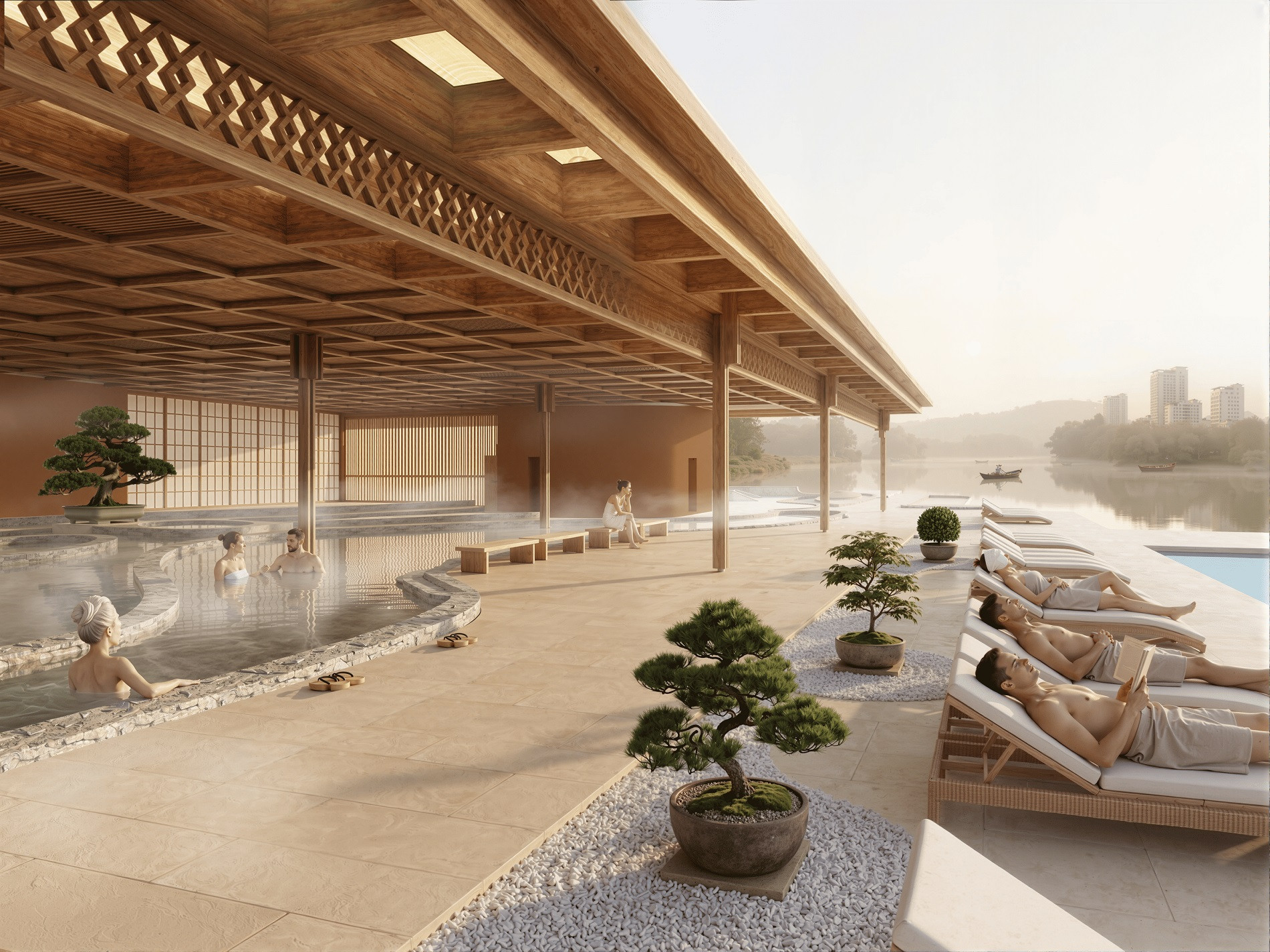 khoáng nóng tại Onsen 3